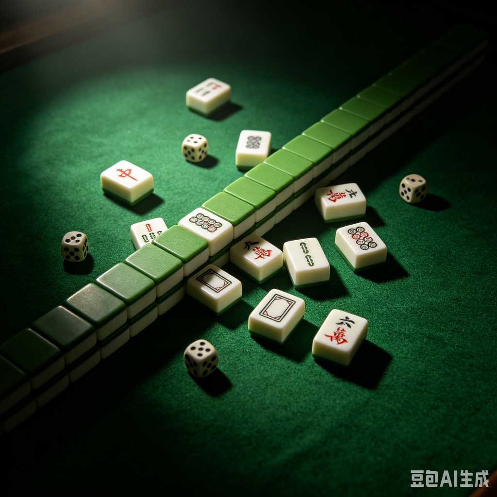bamboo wood mahjong set